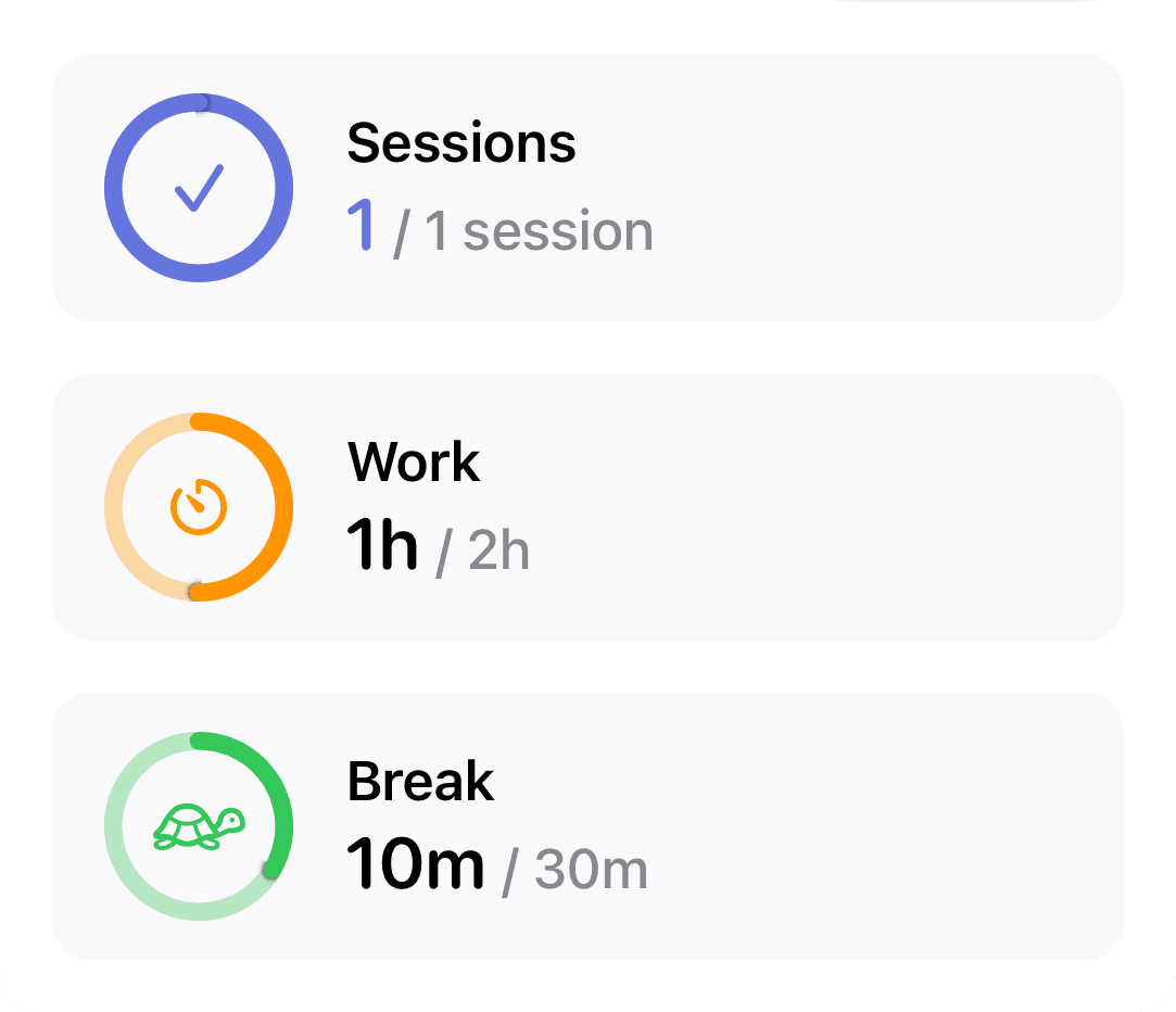 Create healthy productivity habits