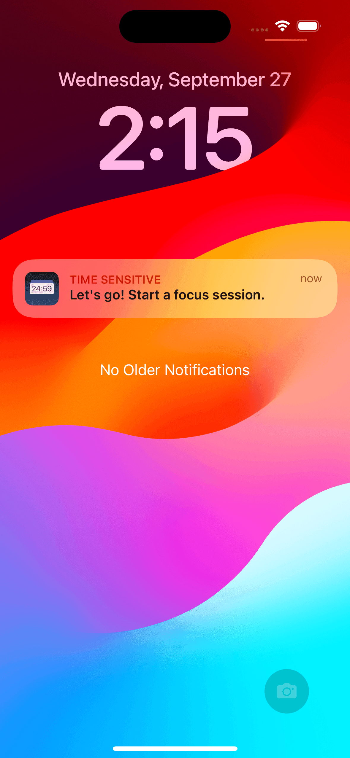 Reminders - Focused Work on iPhone
