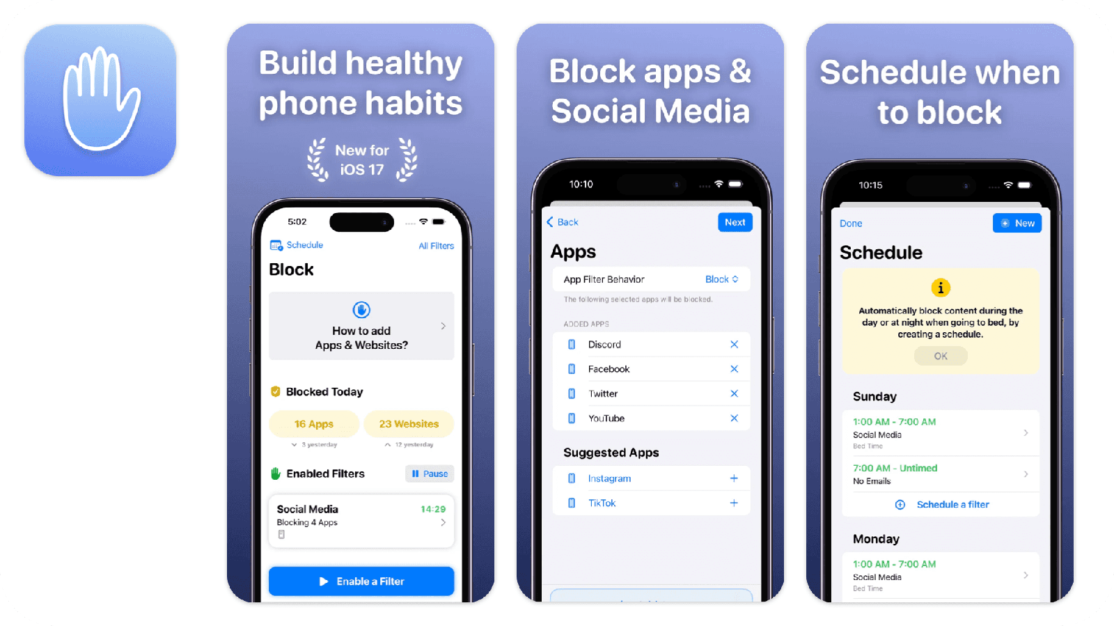 Ochi app icon and screenshots